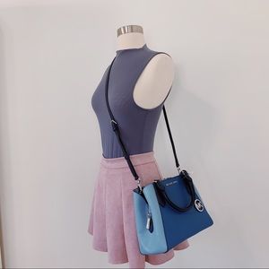 Michael Kors Kimberly Ballet Multi Small Satchel